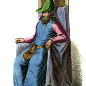 Spanish Noble - male costume from 15th century