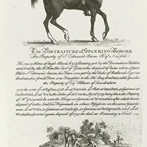 Spanking Roger, foaled 1732 (b / w photo)