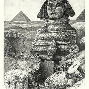 The Sphinx and the Pyramids (engraving)