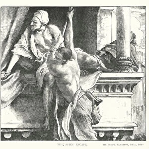 The Spies escape (engraving)