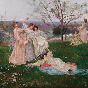 Spring Flowers, c. 1897 (oil on panel)