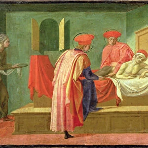 SS. Cosmas and Damian Healing the Sick (oil on panel)