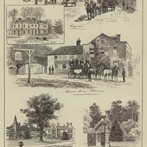 The St Albans Coach Route (engraving)