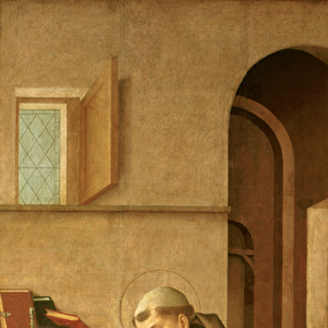 St Anthony of Padua (oil on panel)