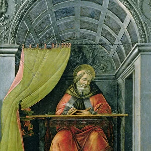 St. Augustine in his cell, 1490 (tempera on panel)