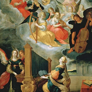 St. Cecilia, 1647 (oil on panel)