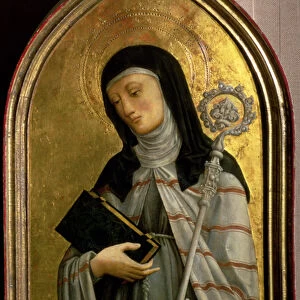 St. Clare, panel from a polyptych removed from the church of St. Francesco in Padua