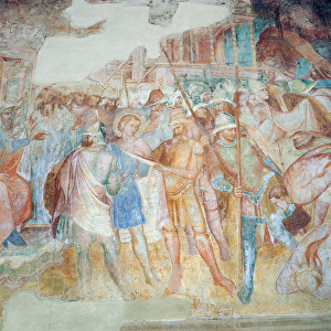 St. Ephysius Condemned, c. 1390 (fresco)