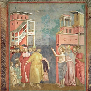 St. Francis Renounces his Fathers Goods and Earthly Wealth, 1297-99 (fresco)