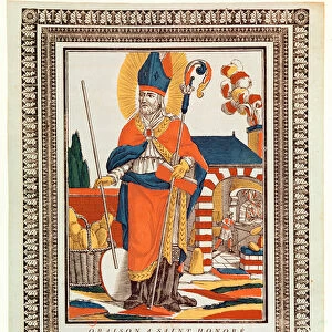 St. Honore (coloured engraving)