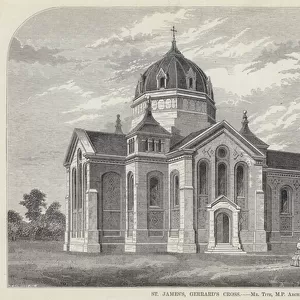 St James s, Gerrards Cross (engraving)