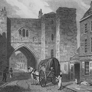 St Johns Gate, Clerkenwell (engraving)