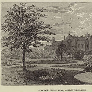 Stamford Public Park, Ashton-under-Lyne (engraving)