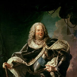 Stanislas Lesczinski (1677-1766) King of Poland (oil on canvas)