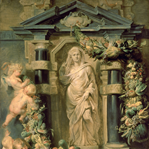 Statue of Ceres, c. 1615 (oil on panel)