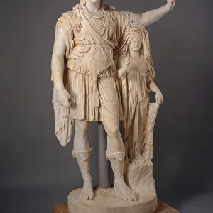 Statue of Dionysos leaning on a female figure ("Hope Dionysos")