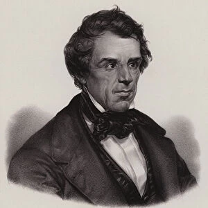 Stefano Franscini, Swiss politician and statistician (engraving)