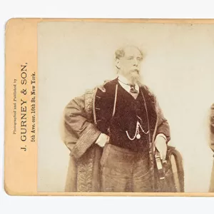 Stereograph of Charles Dickens, 1867 (photo)