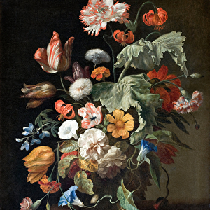 Still-Life with Flowers, c. 1700 (oil on canvas)