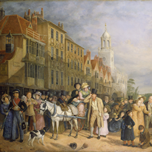 The Stoppage of the Bank, c. 1827 (oil on panel)