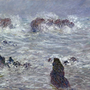 Storm, off the Coast of Belle-Ile, 1886 (oil on canvas)