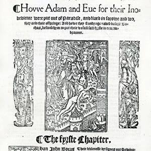The Story of Adam and Eve from Boccaccios De Casibus Virorum Illustrium