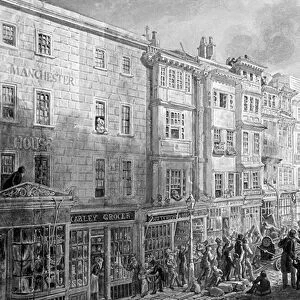 The Strand from the corner of Villiers Street, 1824 (w / c on paper)