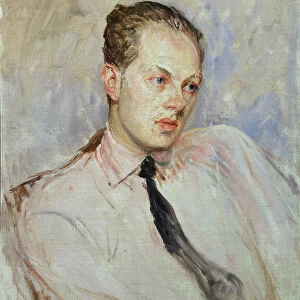 Study for a portrait of Pierre Drieu La Rochelle (1893-1945) 1924 (oil on canvas)