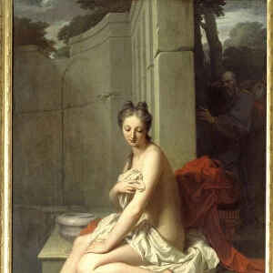 Suzanne au bain Painting by Jean Baptiste Santerre (1651-1717) 18th century Sun