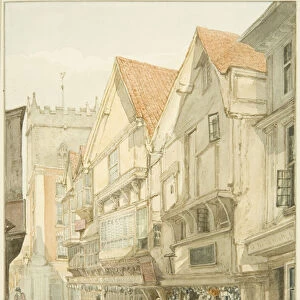Swan Inn, Mary-le-Port Street (w / c & pencil on paper)