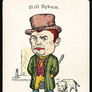 Bill Sykes, Burgler (colour litho)
