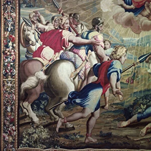 Tapestry depicting the Acts of the Apostles, the Conversion Saint Paul (detail of
