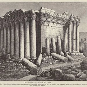The Temple of the Sun, Baalbek (engraving)