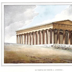 The temple of Thesee a Athenes. in "Journey to Athenes and Constantinople