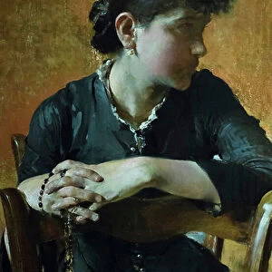 Temptation, 1883 (oil on canvas)