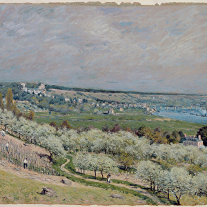 The Terrace at Saint-Germain, Spring, 1875 (oil on canvas)