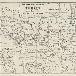 Territorial Changes in Turkey (engraving)