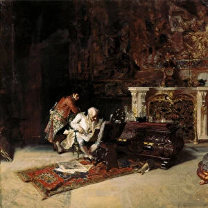 "The Engraving Collector"Painting by Mariano Fortuny (1838-1874) 1863