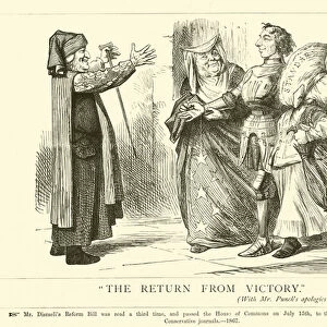 "The Return from Victory"(engraving)
