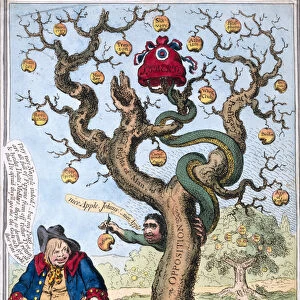 "The Tree of Liberty with the Devil Tempting John Bull", pub