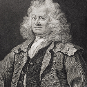 Thomas Coram, engraved by J. W. Cook (engraving)