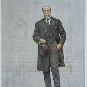 Thomas Garrigue Masaryk (1850-1937) (litho)