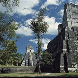 Tikal temple II or temple of the masks, 7th to 8th century