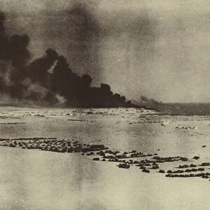 Tobruk, Libya, after its capture by Australian troops, World War II, 22 January 1941 (b / w photo)