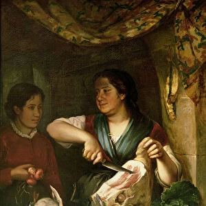 Tradeswoman, 1875 (oil on canvas)