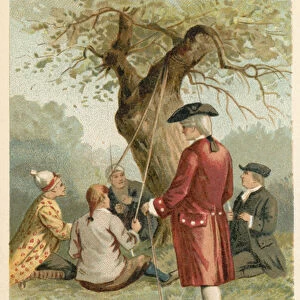 The Tree of Buzancy (chromolitho)