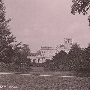 Trentham Hall (b / w photo)