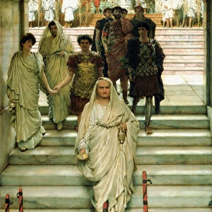 The Triumph of Titus: The Flavians, 1885 (oil on panel)