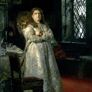 Tsarevna Sophia Alexeevna (1657-1704) in the Novodevitchy Convent, 1879 (oil on canvas)