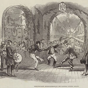 Twelfth-Night Entertainments at the Hanwell Lunatic Asylum (engraving)